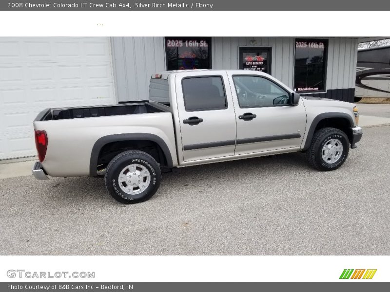 Silver Birch Metallic / Ebony 2008 Chevrolet Colorado LT Crew Cab 4x4