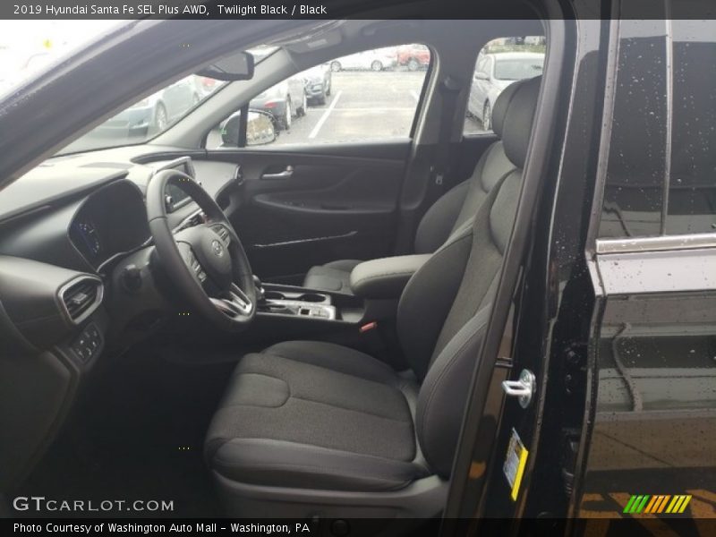 Twilight Black / Black 2019 Hyundai Santa Fe SEL Plus AWD