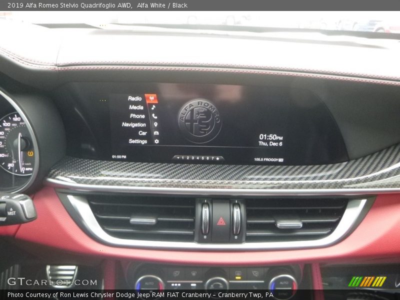 Controls of 2019 Stelvio Quadrifoglio AWD