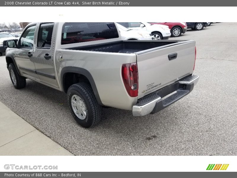Silver Birch Metallic / Ebony 2008 Chevrolet Colorado LT Crew Cab 4x4