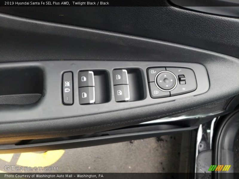 Twilight Black / Black 2019 Hyundai Santa Fe SEL Plus AWD
