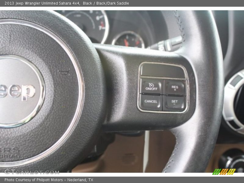 Black / Black/Dark Saddle 2013 Jeep Wrangler Unlimited Sahara 4x4