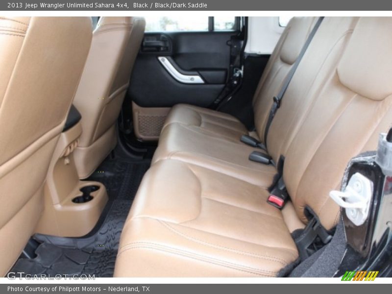 Black / Black/Dark Saddle 2013 Jeep Wrangler Unlimited Sahara 4x4