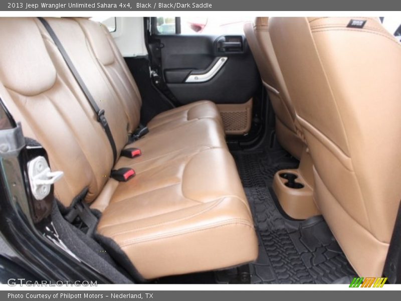 Black / Black/Dark Saddle 2013 Jeep Wrangler Unlimited Sahara 4x4