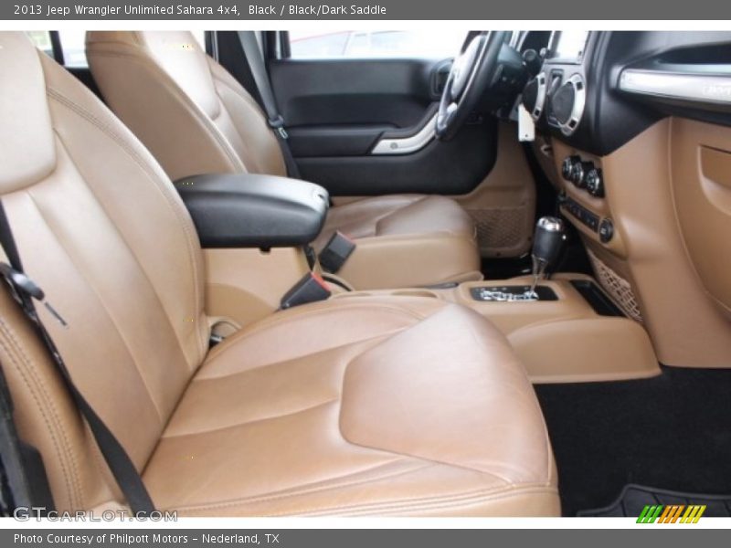 Black / Black/Dark Saddle 2013 Jeep Wrangler Unlimited Sahara 4x4