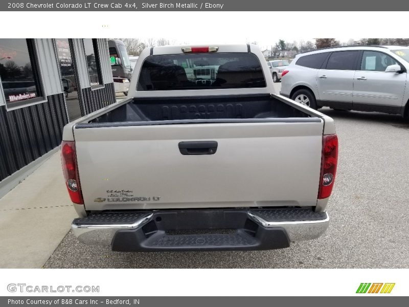 Silver Birch Metallic / Ebony 2008 Chevrolet Colorado LT Crew Cab 4x4