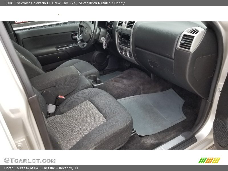 Silver Birch Metallic / Ebony 2008 Chevrolet Colorado LT Crew Cab 4x4