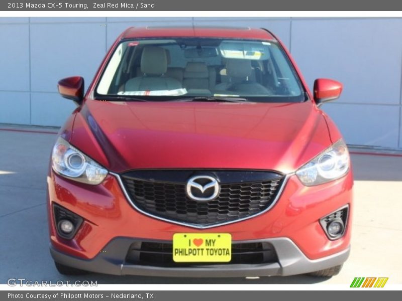 Zeal Red Mica / Sand 2013 Mazda CX-5 Touring