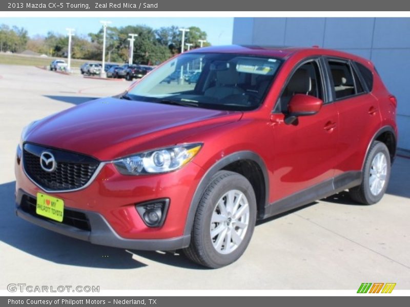 Zeal Red Mica / Sand 2013 Mazda CX-5 Touring