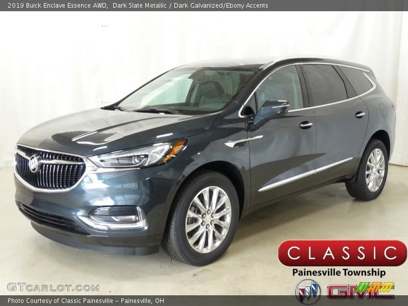Dark Slate Metallic / Dark Galvanized/Ebony Accents 2019 Buick Enclave Essence AWD