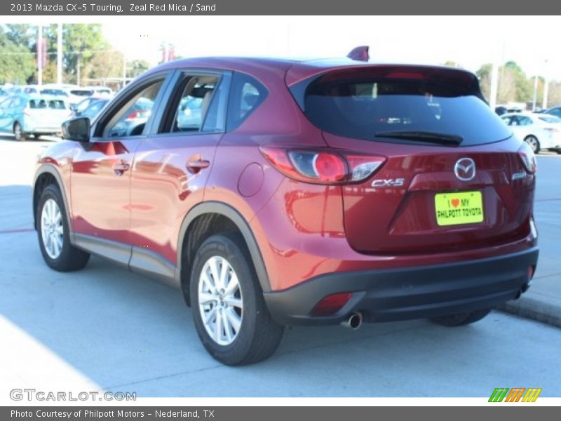Zeal Red Mica / Sand 2013 Mazda CX-5 Touring
