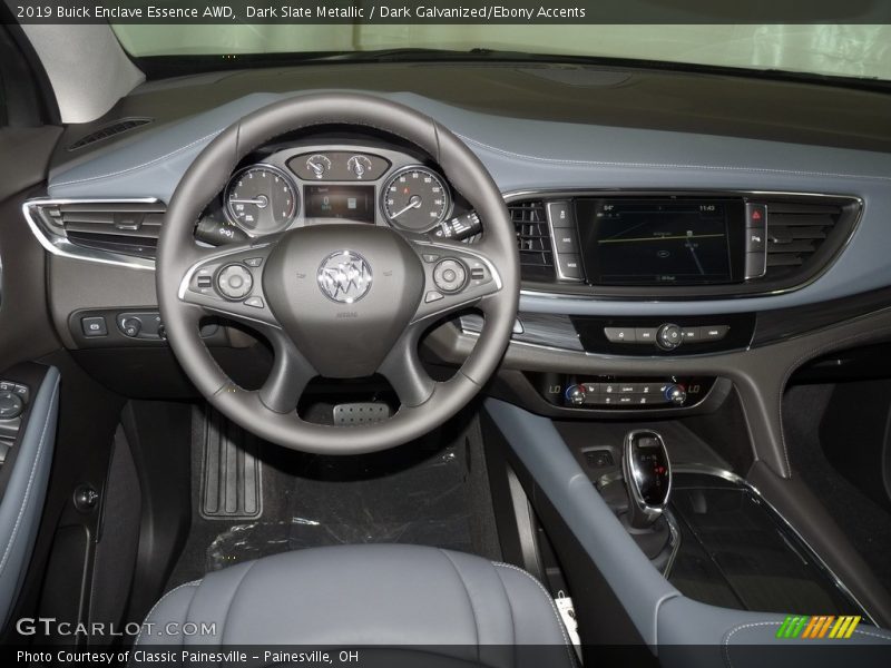 Dark Slate Metallic / Dark Galvanized/Ebony Accents 2019 Buick Enclave Essence AWD