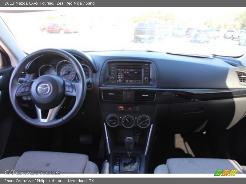 Zeal Red Mica / Sand 2013 Mazda CX-5 Touring