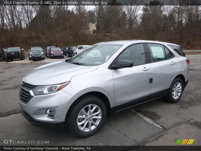 Silver Ice Metallic / Medium Ash Gray 2019 Chevrolet Equinox LS AWD