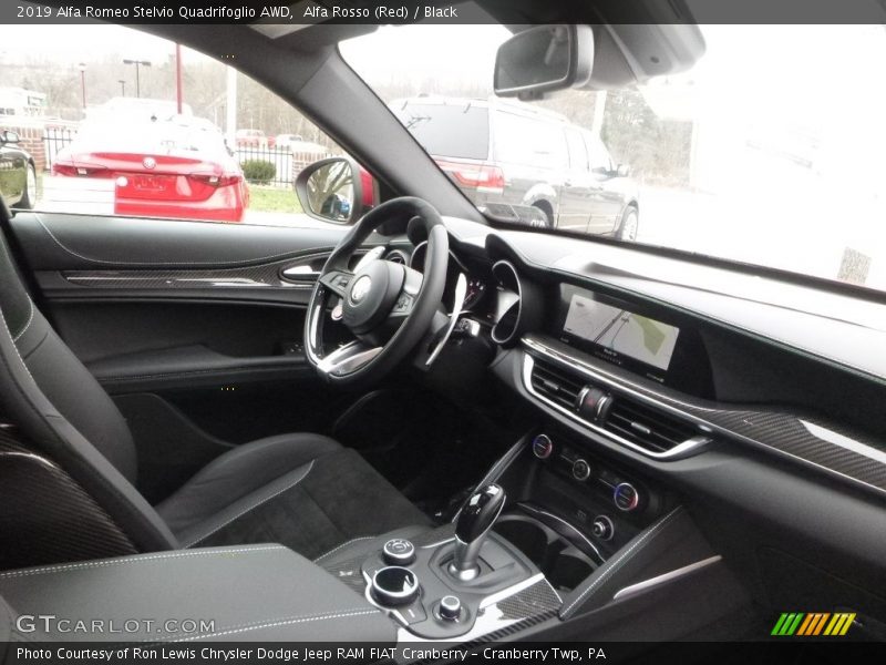 Dashboard of 2019 Stelvio Quadrifoglio AWD