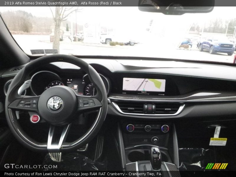 Dashboard of 2019 Stelvio Quadrifoglio AWD