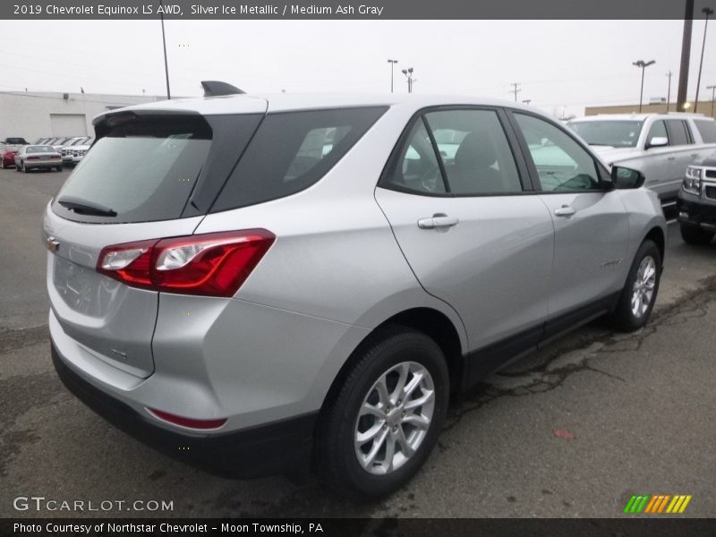 Silver Ice Metallic / Medium Ash Gray 2019 Chevrolet Equinox LS AWD