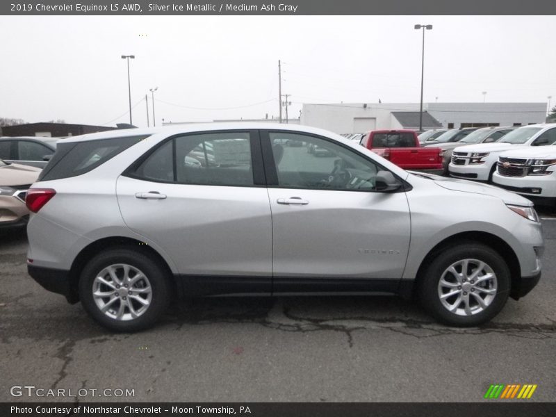 Silver Ice Metallic / Medium Ash Gray 2019 Chevrolet Equinox LS AWD