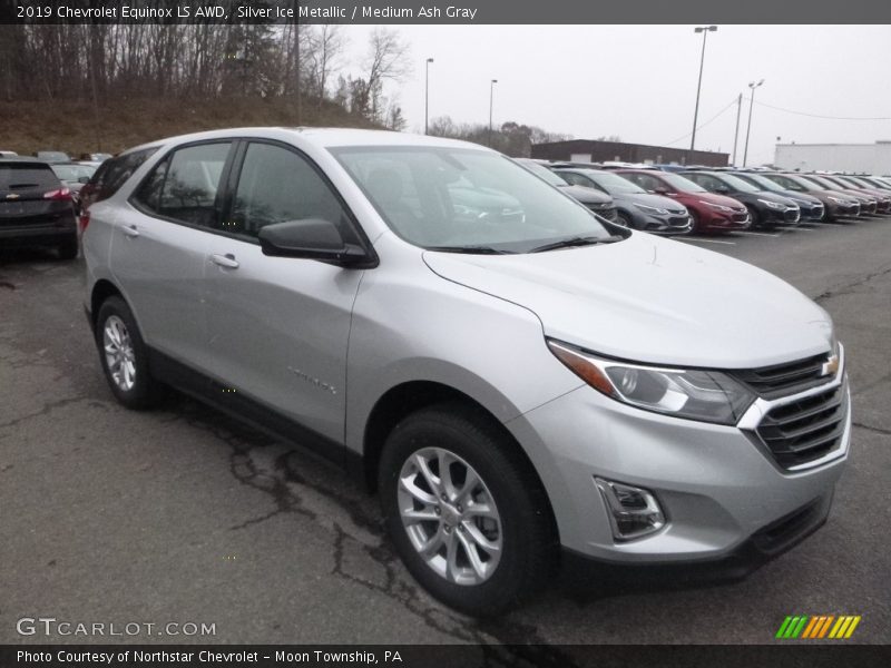 Silver Ice Metallic / Medium Ash Gray 2019 Chevrolet Equinox LS AWD