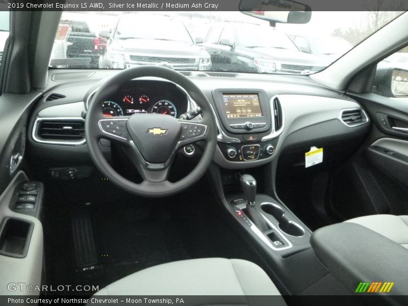 Silver Ice Metallic / Medium Ash Gray 2019 Chevrolet Equinox LS AWD