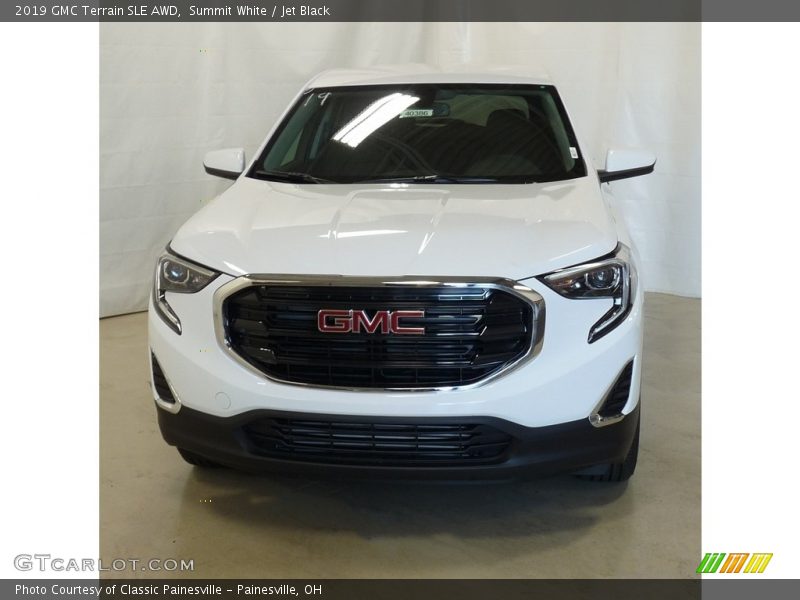 Summit White / Jet Black 2019 GMC Terrain SLE AWD