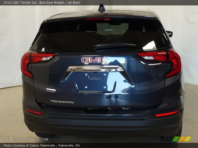 Blue Steel Metallic / Jet Black 2019 GMC Terrain SLE