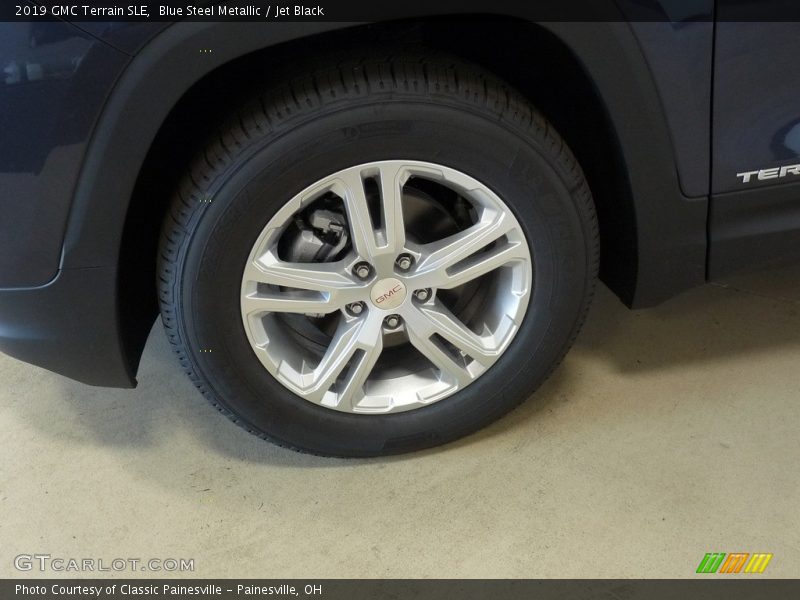 Blue Steel Metallic / Jet Black 2019 GMC Terrain SLE