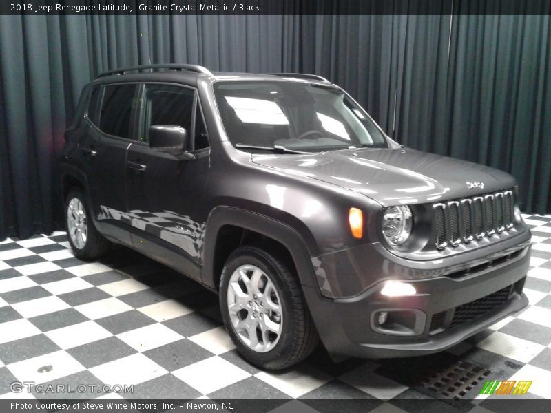 Granite Crystal Metallic / Black 2018 Jeep Renegade Latitude