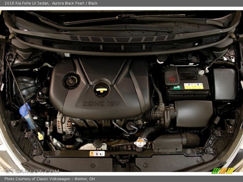 Aurora Black Pearl / Black 2016 Kia Forte LX Sedan