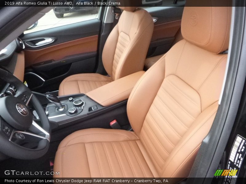 Alfa Black / Black/Crema 2019 Alfa Romeo Giulia Ti Lusso AWD