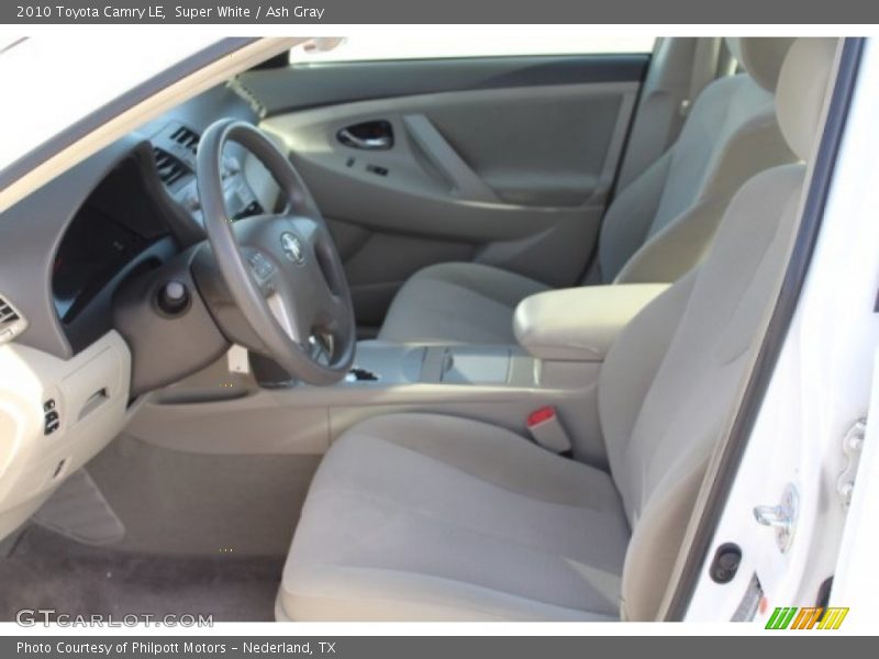 Super White / Ash Gray 2010 Toyota Camry LE