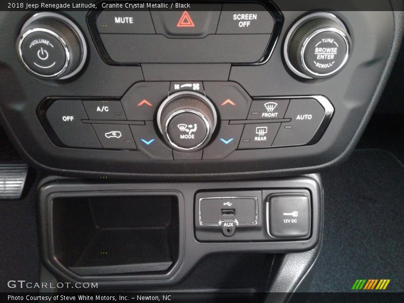 Granite Crystal Metallic / Black 2018 Jeep Renegade Latitude