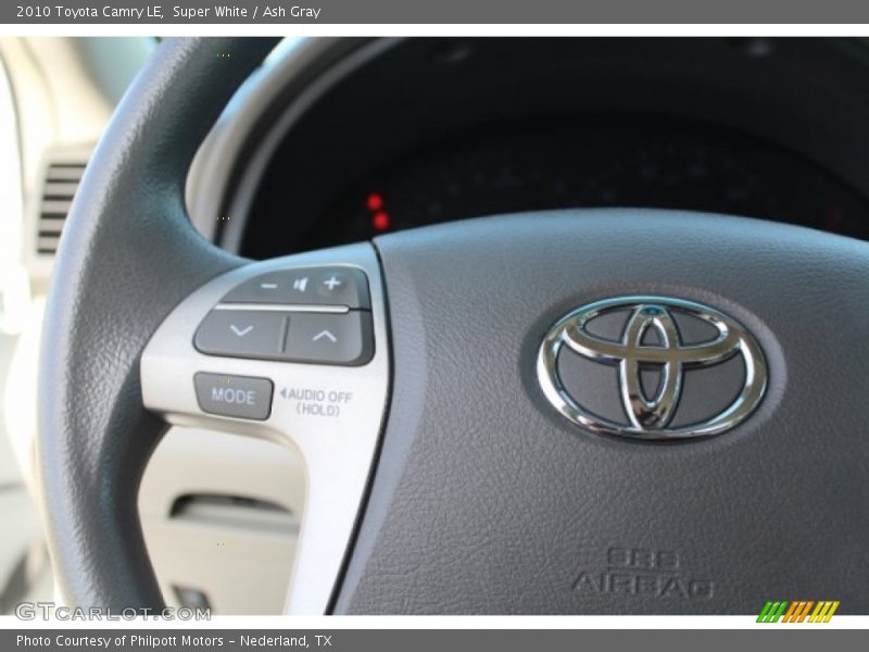 Super White / Ash Gray 2010 Toyota Camry LE