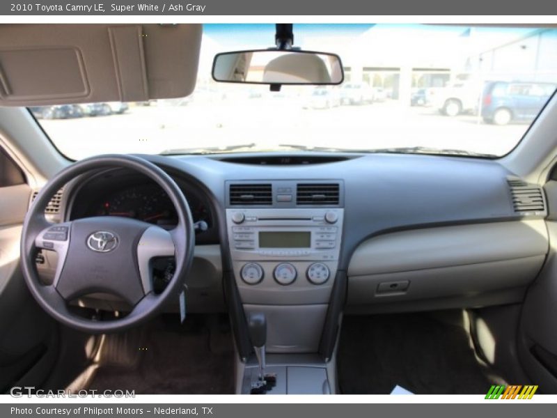 Super White / Ash Gray 2010 Toyota Camry LE