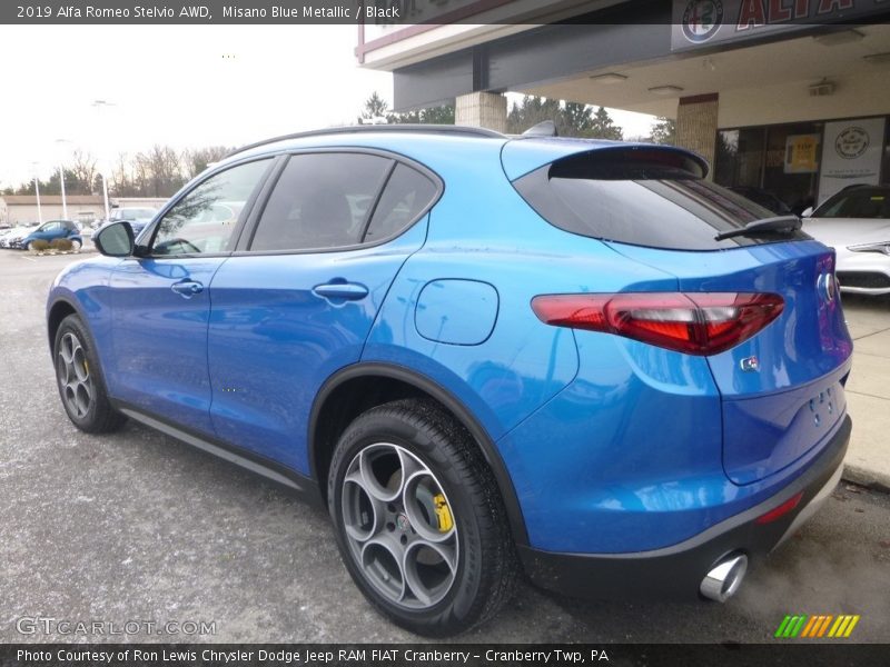 Misano Blue Metallic / Black 2019 Alfa Romeo Stelvio AWD
