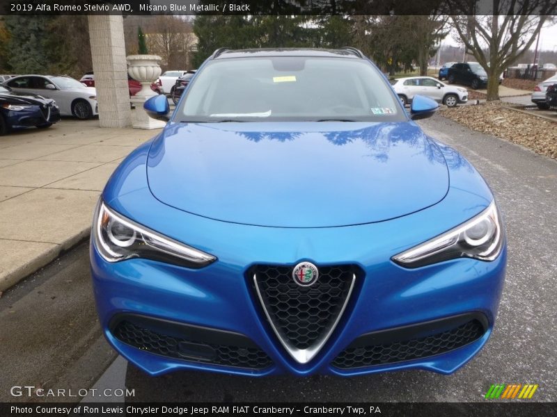 Misano Blue Metallic / Black 2019 Alfa Romeo Stelvio AWD