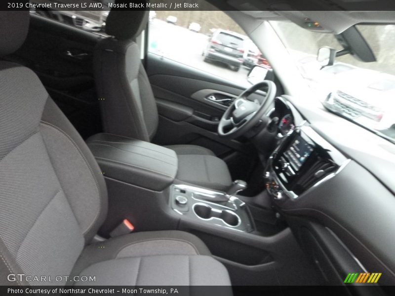 Mosaic Black Metallic / Jet Black 2019 Chevrolet Traverse LS AWD