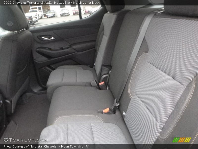 Mosaic Black Metallic / Jet Black 2019 Chevrolet Traverse LS AWD