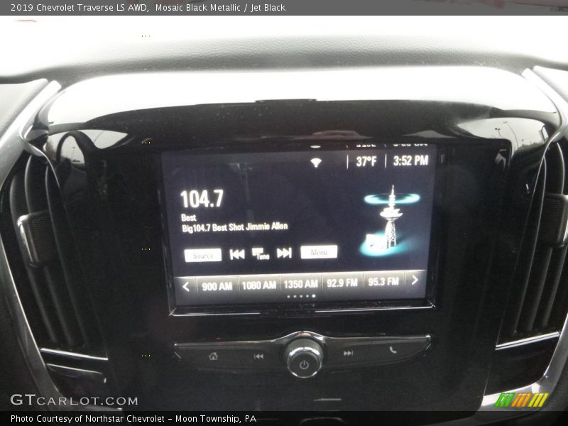Mosaic Black Metallic / Jet Black 2019 Chevrolet Traverse LS AWD