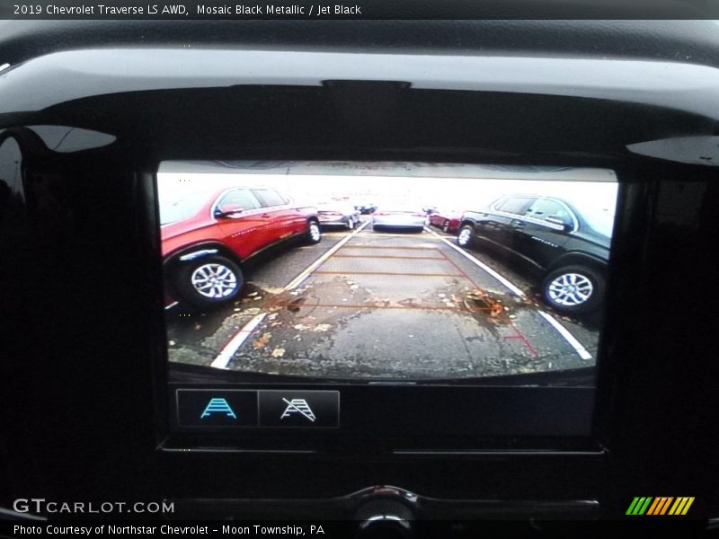Mosaic Black Metallic / Jet Black 2019 Chevrolet Traverse LS AWD