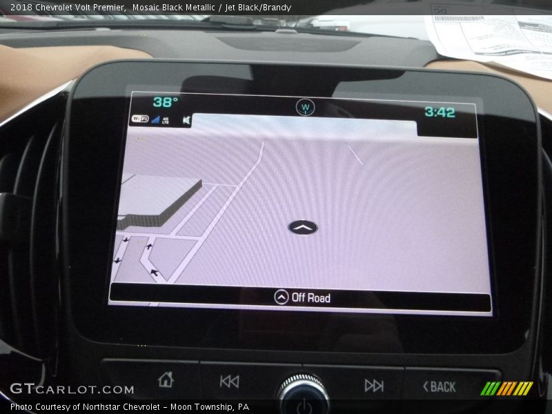 Navigation of 2018 Volt Premier