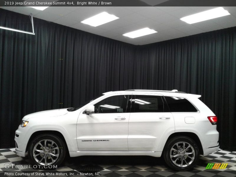 Bright White / Brown 2019 Jeep Grand Cherokee Summit 4x4