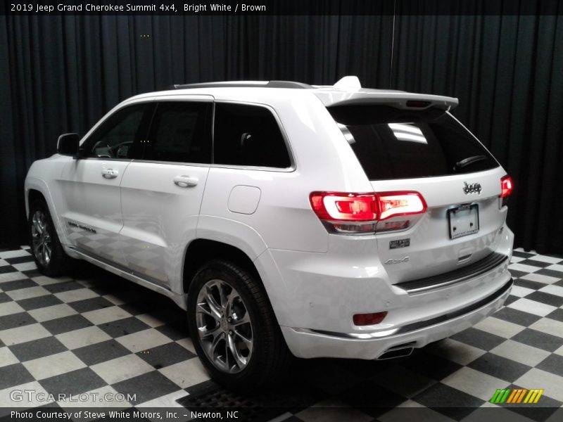 Bright White / Brown 2019 Jeep Grand Cherokee Summit 4x4