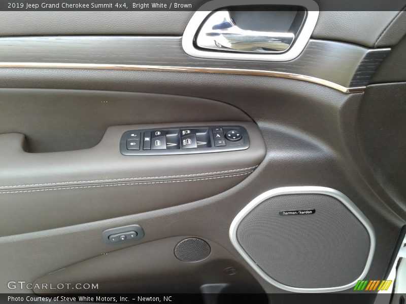 Bright White / Brown 2019 Jeep Grand Cherokee Summit 4x4
