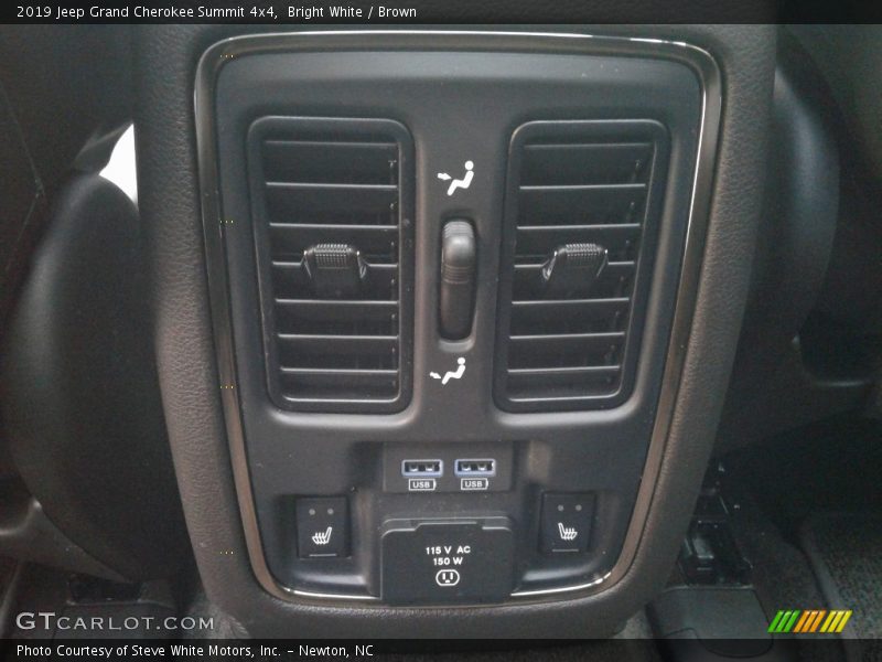 Bright White / Brown 2019 Jeep Grand Cherokee Summit 4x4