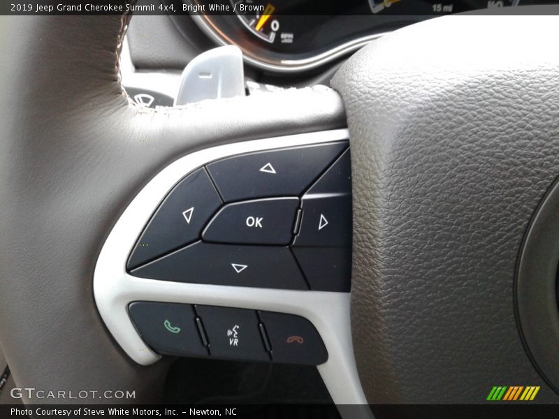 Bright White / Brown 2019 Jeep Grand Cherokee Summit 4x4