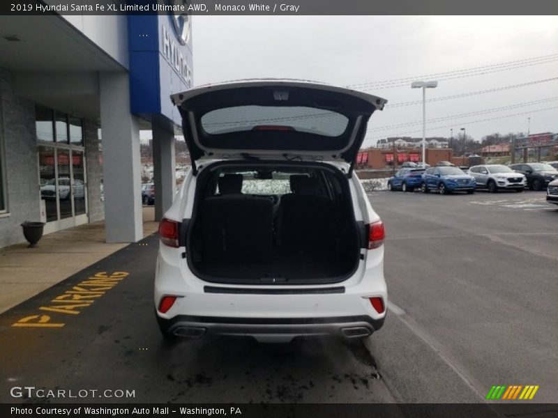Monaco White / Gray 2019 Hyundai Santa Fe XL Limited Ultimate AWD