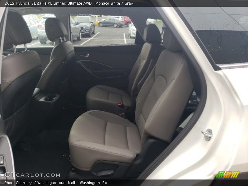 Monaco White / Gray 2019 Hyundai Santa Fe XL Limited Ultimate AWD