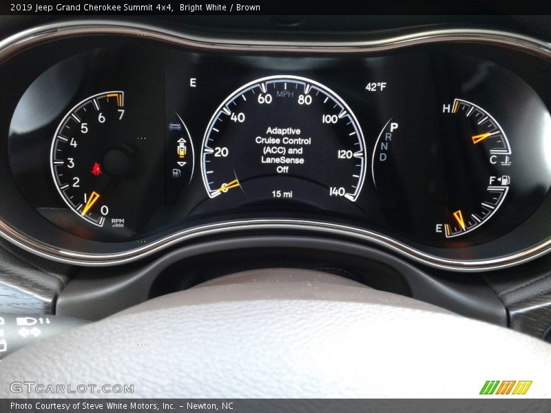 Bright White / Brown 2019 Jeep Grand Cherokee Summit 4x4