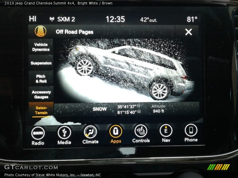 Bright White / Brown 2019 Jeep Grand Cherokee Summit 4x4